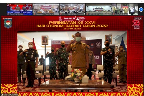 Gubernur Sulsel : Implementasi Nilai Otonomi Daerah Wujudkan Good Governance