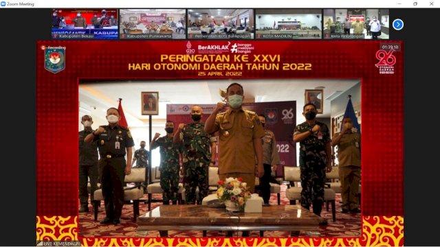 Gubernur Sulsel : Implementasi Nilai Otonomi Daerah Wujudkan Good Governance