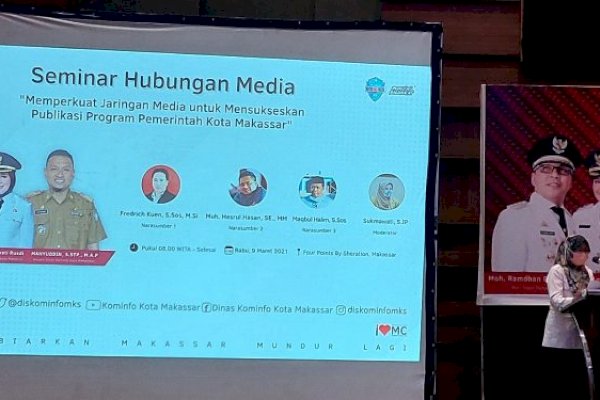 Kominfo Makassar Kolaborasi dengan Media untuk Sukseskan Program Pemkot 