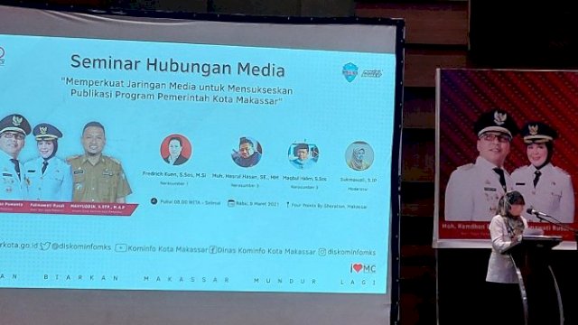 Kominfo Makassar Kolaborasi dengan Media untuk Sukseskan Program Pemkot 