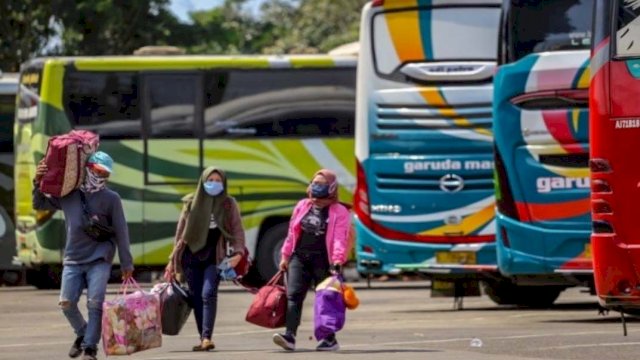 ilustrasi mudik lebaran.(F-INT)