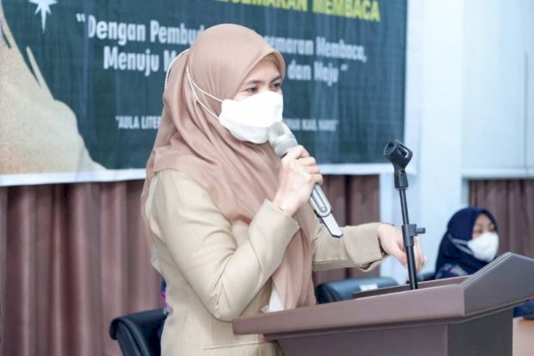 Tingkatkan Minat Baca Masyarakat, Wabup Maros Suhartina Bohari: Setiap Desa Akan Dibentuk Perpustakaan