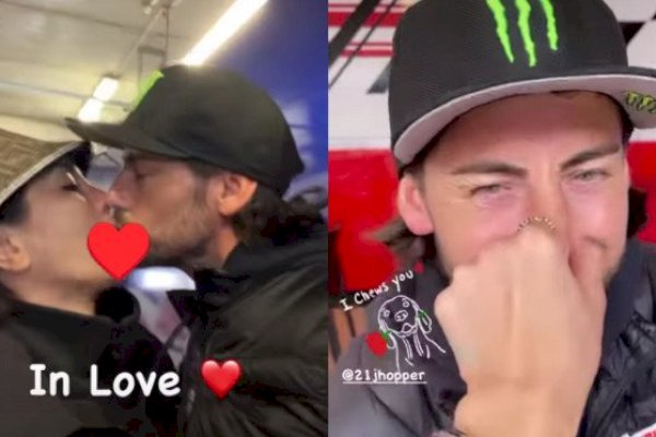 Nikita Mirzani jadi Sorotan Penggemar MotoGP, Peluk-Cium John Hopkins