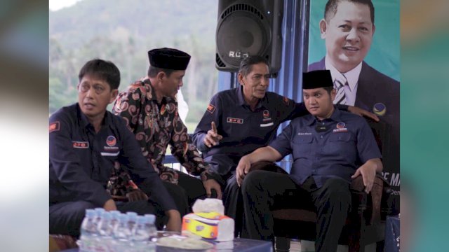 Ketua NasDem Luwu Arham Basmin safari Ramadhan di Walmas