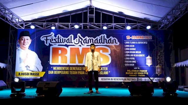 Ketua Panitia Festival Ramadhan RMS, Andi Ikhsan Hamid alias Enda 