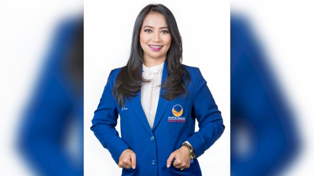 Ketua Bidang Perempuan dan Anak NasDem Kota Makassar, Jirawanty.