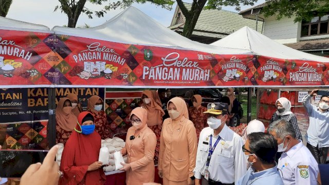 Tingkatkan Akses Pangan Berkualitas, Pasar Mitra Tani Kalimantan Barat Hadirkan Gelar Pangan Murah