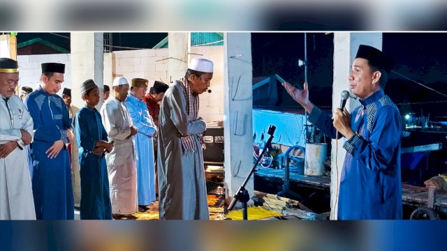 Datang Isi Ceramah-Tarawih, Ketua DPRD Rudianto Lallo Terharu Lihat Perjuangan Warga Cambayya Makassar, ‘Patungan’ Bangun Masjid