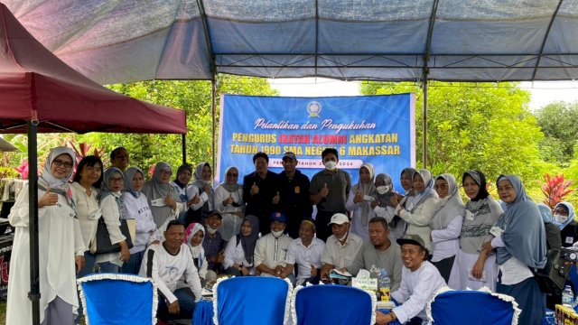 Kukuhkan Pengurus IKA SMA 6 Makassar Angkatan 90, Rudianto Lallo Harap Potensi Alumni Dimaksimalkan