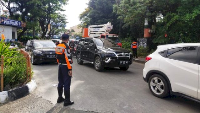 Urai Kemacetan, Dishub Makassar Terjunkan Personil di Sejumlah Titik