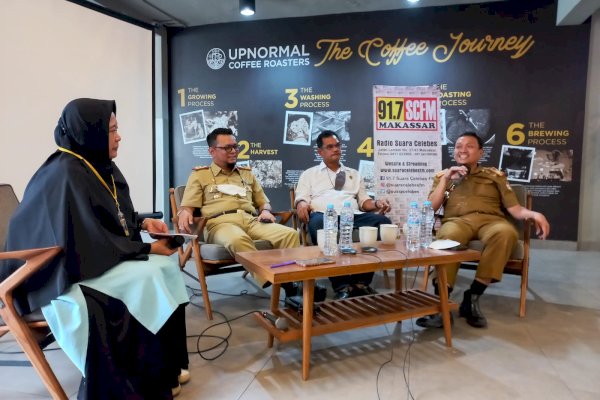 Kenaikan Harga Minyak Goreng di Pasaran Tetap Jadi Isu Seksi Dalam Acara Coffee Morning Diskominfo Makassar