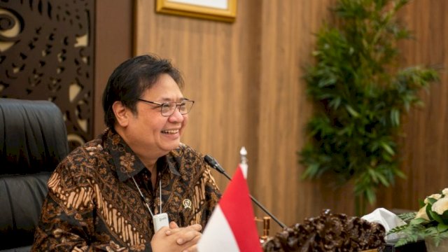 Menko Perekonomian Airlangga Hartarto.(F-INT)