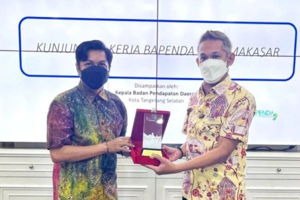 Bertukar Inovasi untuk Tingkatkan PAD, Kepala Bapenda Makassar Firman Pagarra Kunjungi Tanggerang Selatan
