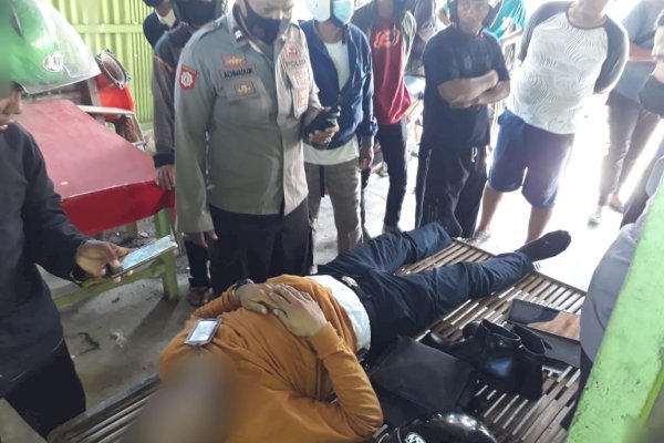 Dengar Letusan, Pegawai Dishub Makassar Tewas Terjatuh dari Motor