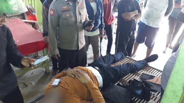 Pegawai Dishub Makassar, Tetiba Jatuh Dari Motor Usai Dengar Ada Letusan.