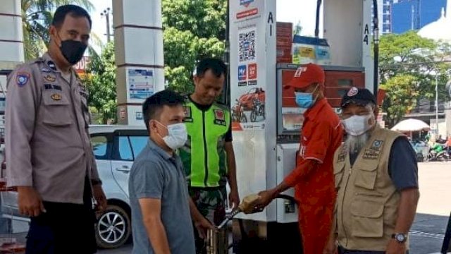 Kegiatan Tera Ulang alat ukur pompa SPBU di Makassar.
