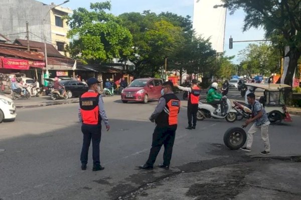 Urai Kemacetan, Dishub Makassar Lakukan Penertiban dan Pengawasan Arus Lalu Lintas