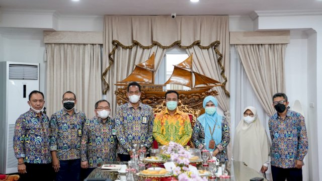 Bahas Program Nasional, Kepala Balai Lingkup Kementerian PUPR Silaturahmi Ke Gubernur Sulsel