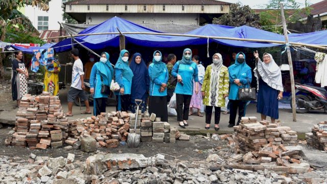 PKK Sulsel Bantu Korban Kebakaran di Bara-barayya Induk