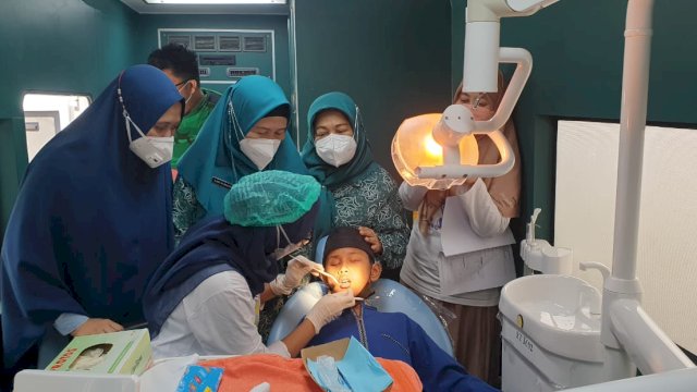 ISSCD Gandeng PKK Sulsel Gelar Pemeriksaan Gigi dan Mulut Individu Berkebutuhan Khusus
