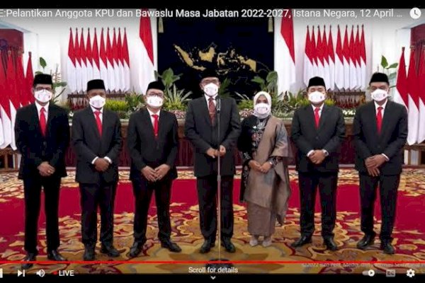 Usai Jokowi Lantik Komisioner KPU dan Bawaslu Periode 2022-2027, Langsung Tancap Gas Persiapkan Tahapan Pemilu 2024