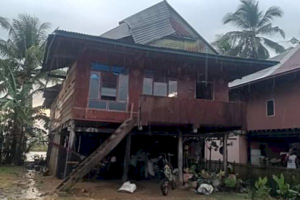 Angin Kencang di Wajo Sulsel, 57 KK dan 1 Pesantren Terdampak