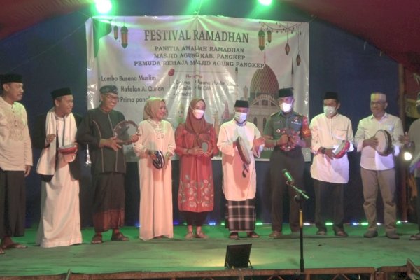 Wabup Syahban Buka Festival Ramadan Remaja Masjid Agung di Pangkep