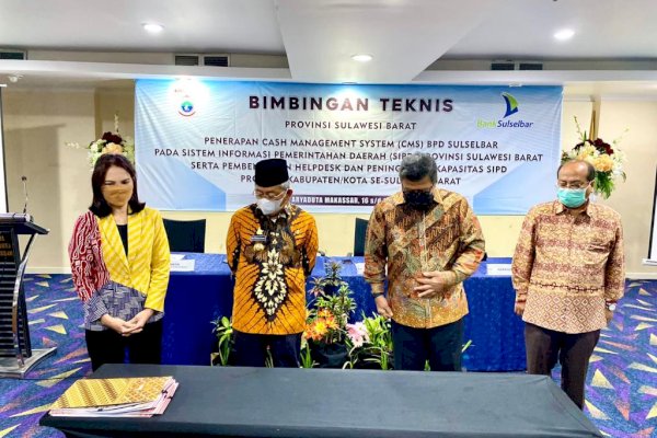Bentuk Helpdesk, MOU Penerapan CMS Bank Sulselbar Dilaksanakan