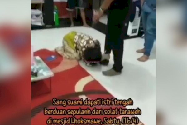 Viral! Istri Ketahuan Selingkuh saat Suami Salat Tarawih, Nangis-Sujud dan Minta Maaf