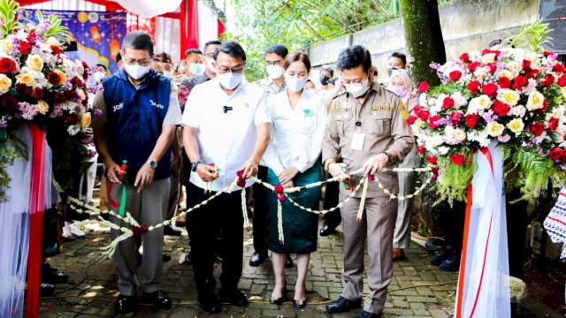 Mentan SYL dan HKTI Membuka Gebyar Bazaar Sembako Murah Ramadan.