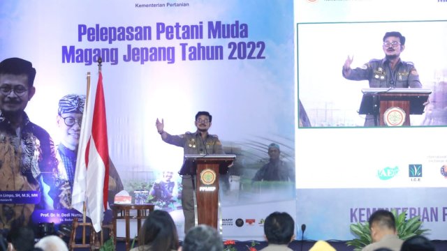 Genjot Regenerasi Petani, Kementan Lepas Puluhan Petani Muda Magang ke Jepang.