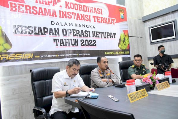 Jelang Mudik Lebaran, Sekda Palopo Rapat Koordinasi soal Operasi Ketupat 2022