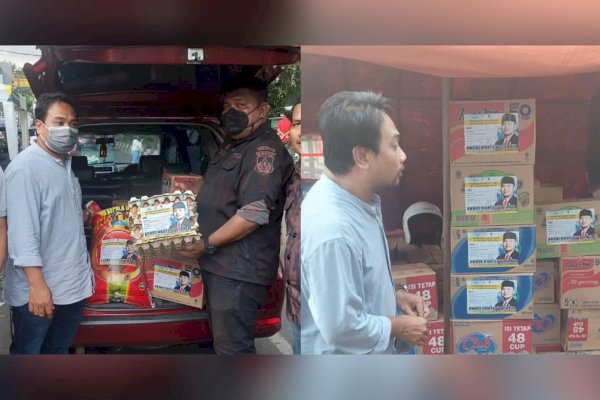 Gerak Cepat Legislator NasDem Sulsel Andre Tanta Beri Bantuan ke Korban Kebakaran Aspol Perintis Makassar