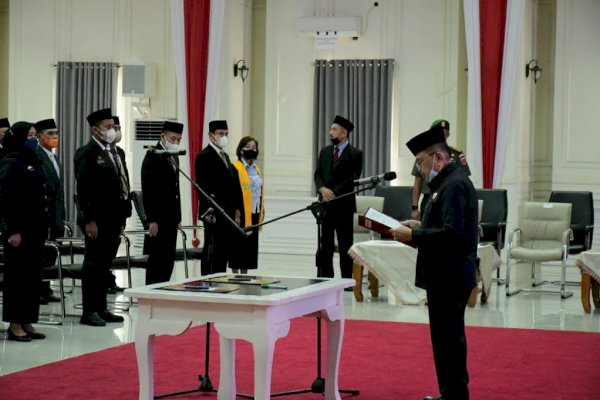 Walikota Palopo Judas Amir Lantik Sejumlah Pejabat: Pelajari dan Pahami Tugasnya