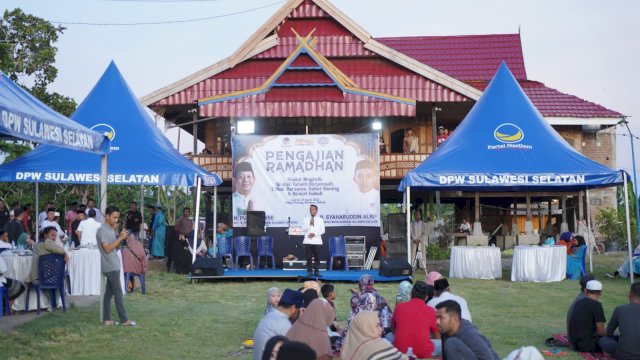 Wakil Ketua DPRD Sulsel Syaharuddin Alrif gelar pengajian di Kebun Porang.