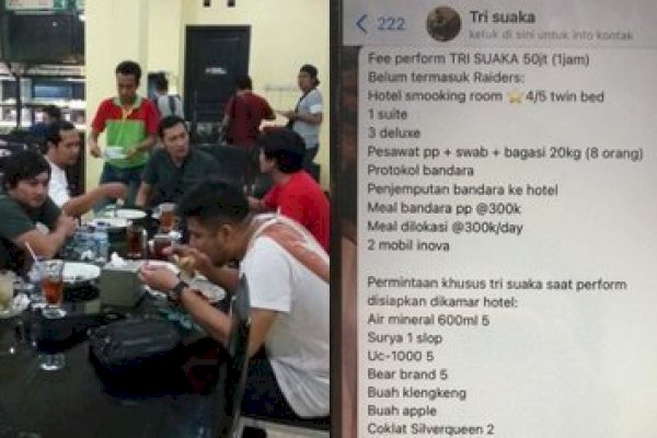 Viral! Tarif Tri Suaka Sekali Manggung Rp50 Juta, Belum Termasuk Rokok Satu Slop dan Pijat Refleksi