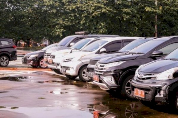 Bapenda Makassar Inventarisasi Aset Kendaraan Dinas