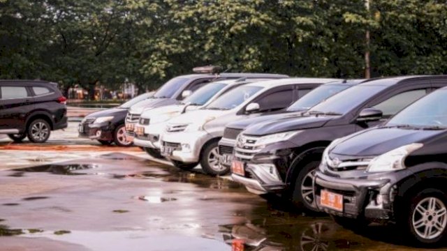 Bapenda Makassar Inventarisasi Aset Kendaraan Dinas