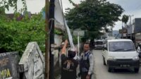 Tutupi Traffic Light dan Rambu Lalulintas, Dishub Makassar Copot Spanduk