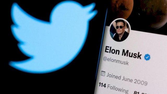 Ilustrasi Elon Musk Beli Twiter.(F-INT)