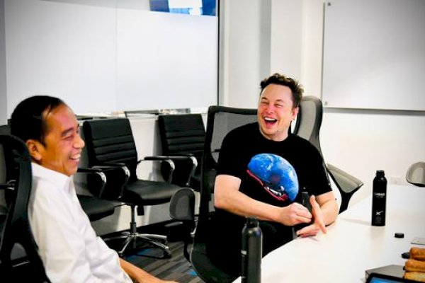 Jokowi Diskusi dengan Elon Musk di Space X Amerika Serikat: Bahas Investasi Mengenai Teknologi-Inovasi