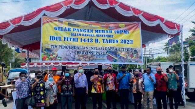 Pemprov Papua Gelar Pasar Tani Untuk Mendukung Kementan Penuhi Kebutuhan Pangan