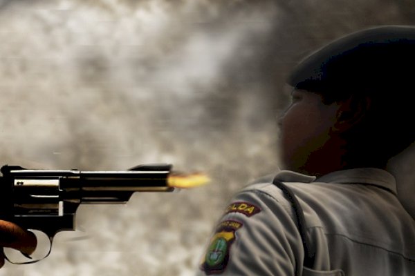 Gerebek Bandar Narkoba, Polisi Ditembak di Pantat Kiri, Merintih Kesakitan – Dilarikan ke Rumah Sakit