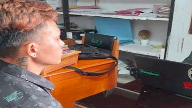 Pelaku Pembunuh Waria di MInahasa.(F-INT)