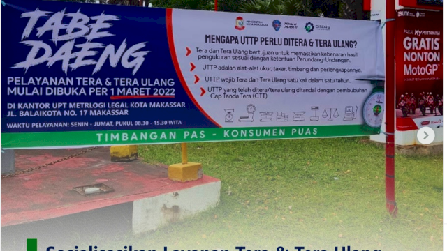 Sosialisasi tera-tera ulang.