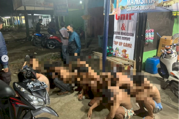 Bawa Busur, 9 Remaja di Gowa Ditangkap, Ini Tampangnya