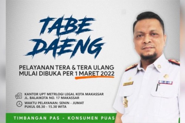 Sekdisdag Ahmad: Tujuan dari Tera-Tera Ulang Untuk Pastikan Kebenaran Hasil Pengukuran