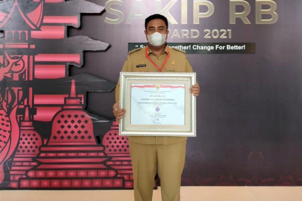 Mantap! Pemkab Maros Raih Predikat B pada SAKIP dan RB Award 2021