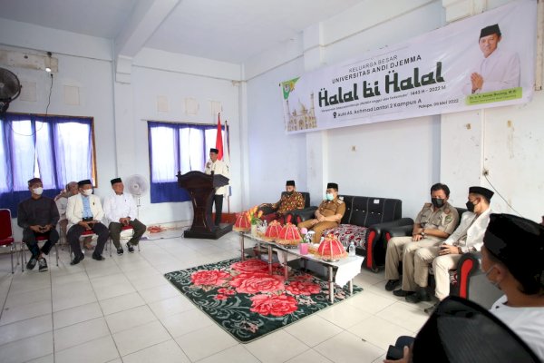 Walikota Judas Amir Hadiri Halal Bihalal Civitas Akademika Universitas Andi Djemma