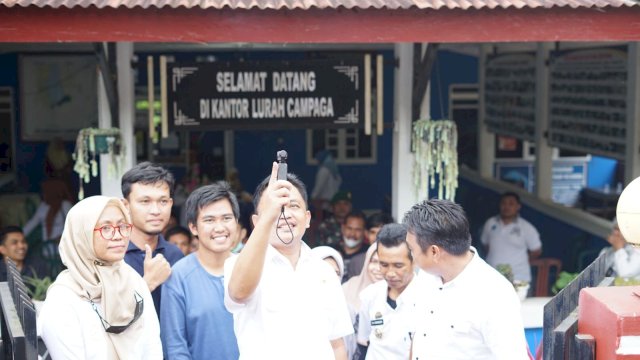 Ilham Azikin Titip Pesan untuk Pemuda Kampung Campaga.(F-INT)